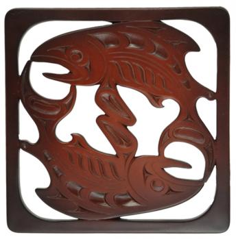 Salmon Trivet - Rosewood