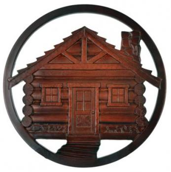 Log Cabin Trivet - Rosewood