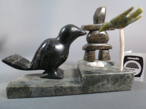 Inukshuk & birds 45220