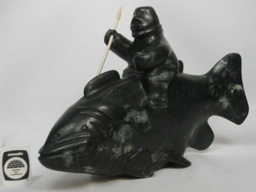 Man riding fish 49763