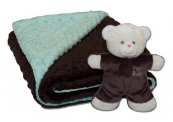 Baby blanket with mini pet 8 x 32 inch